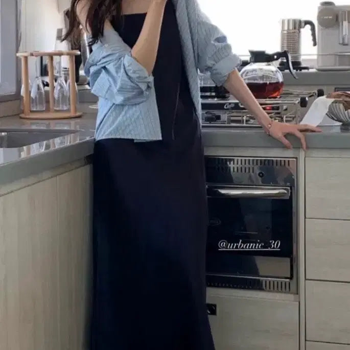 [BUNJANG] Urbanic30 Silk Camisole Dress - S / 얼바닉30 실크 캐미솔 드레스 - S