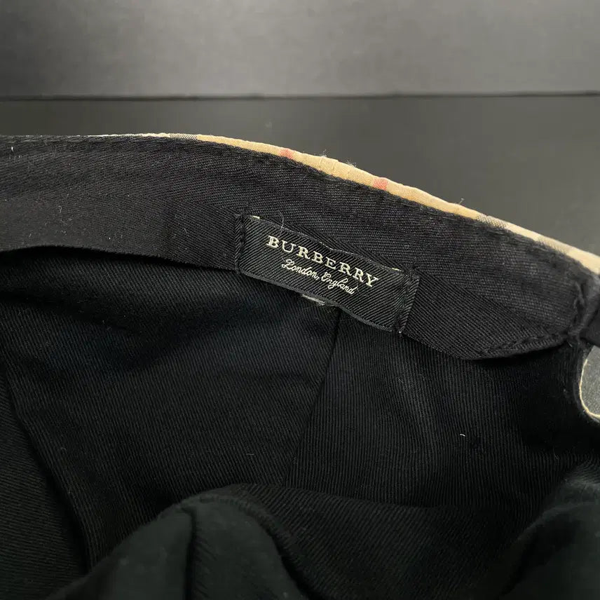[BUNJANG] Burberry Rainbow Nova Check Ball Cap / [S] 버버리 레인보우 노바 체크 볼캡