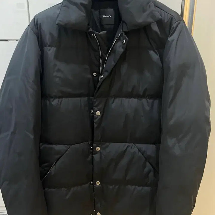 [BUNJANG] Theory Dark Charcoal Puffer Jacket / 띠어리 다크차콜 푸퍼패딩 105-108