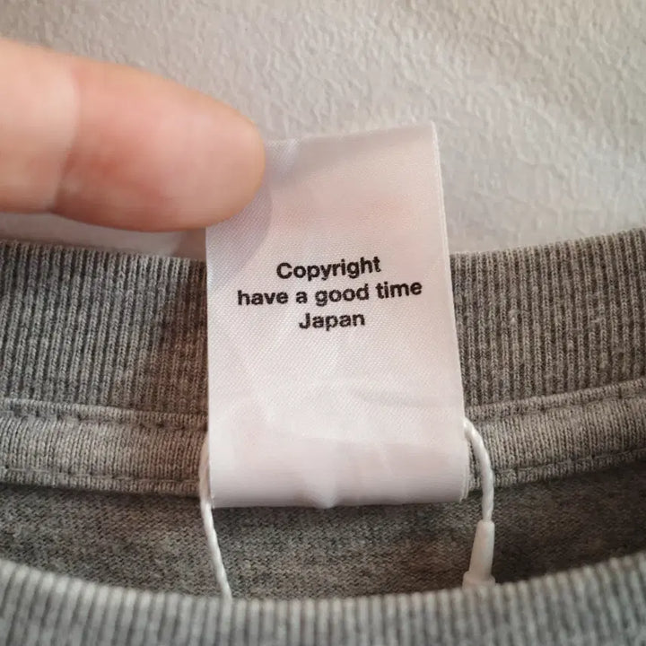 [BUNJANG] HAVE A GOOD TIME Printed Long Sleeve Shirt / HAVE A GOOD TIME 프린팅 롱슬리브