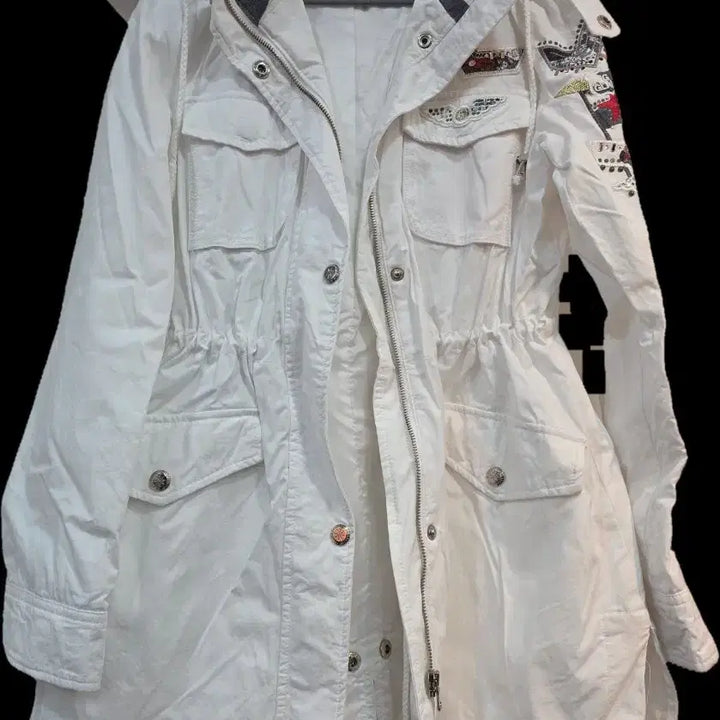 [SOLD OUT] 에고이스트 화이트 야상점퍼  55