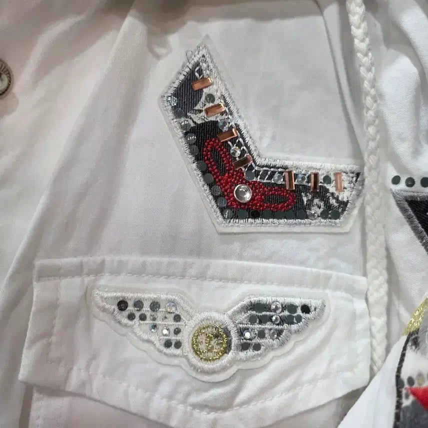 [SOLD OUT] 에고이스트 화이트 야상점퍼  55