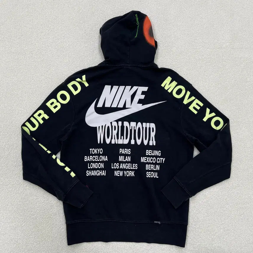 [BUNJANG] Nike World Tour Pullover Hoodie / M 나이키 월드투어 풀오버 후드티 0303M