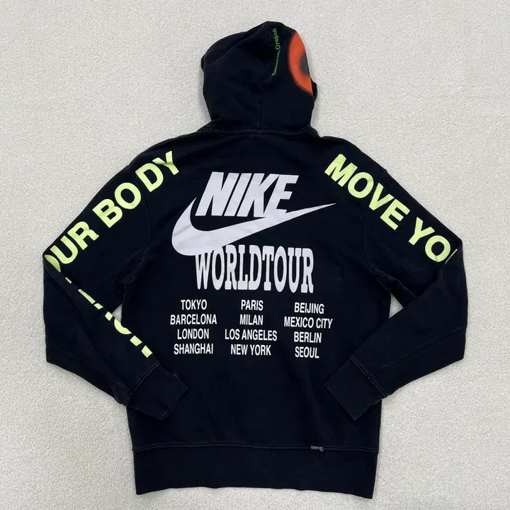 [BUNJANG] Nike World Tour Pullover Hoodie / M 나이키 월드투어 풀오버 후드티 0303M