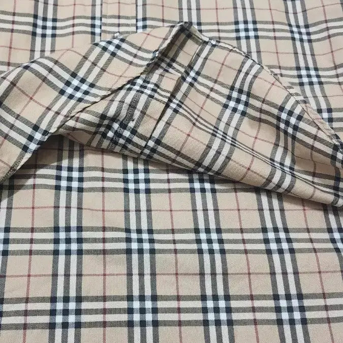 [BUNJANG] Burberry Checkered Short-Sleeved Shirt / 버버리 체크 반팔 셔츠
