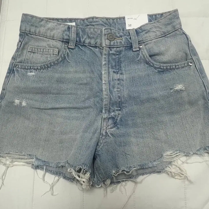 [BUNJANG] Zara Crop Baggy Denim Shorts 32 / 자라 크롭 배기 데님 쇼츠 반바지 청반바지 32
