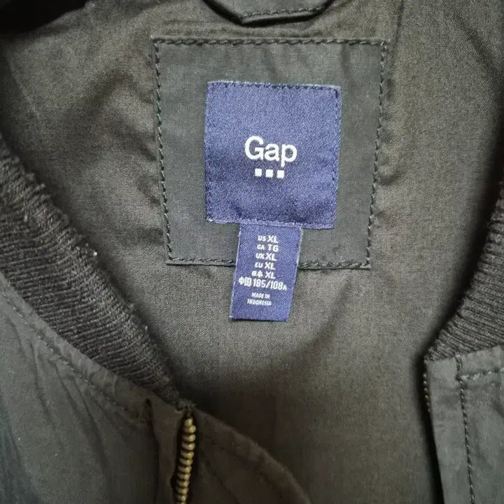 [BUNJANG] Gap Black Bomber Jacket XL / 갭 블랙 봄버 자켓 XL
