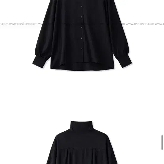 [BUNJANG] Lit.K Black Wide Pants Set / 리트킴 블랙 와이드 팬츠 셋업