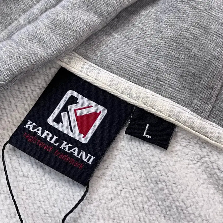 [BUNJANG] Karl Kani Hooded Zip-Up Gray L / 칼 카니 후드집업 그레이 L  