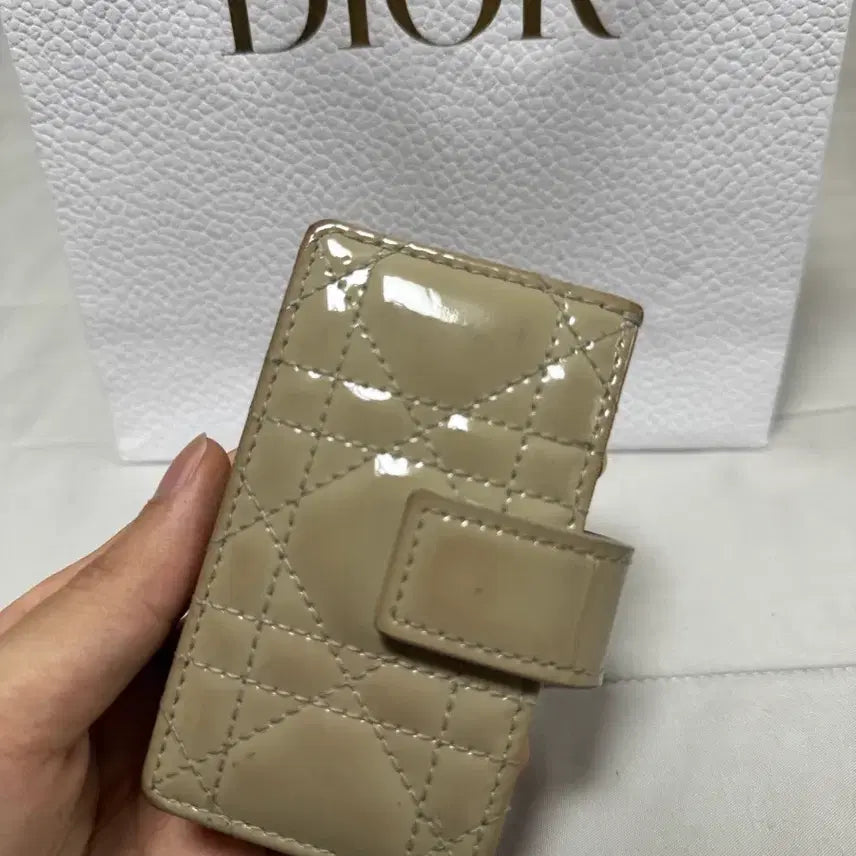 [BUNJANG] Dior Lady Accordion Card Wallet / [정품] 디올 레이디 아코디언 카드지갑