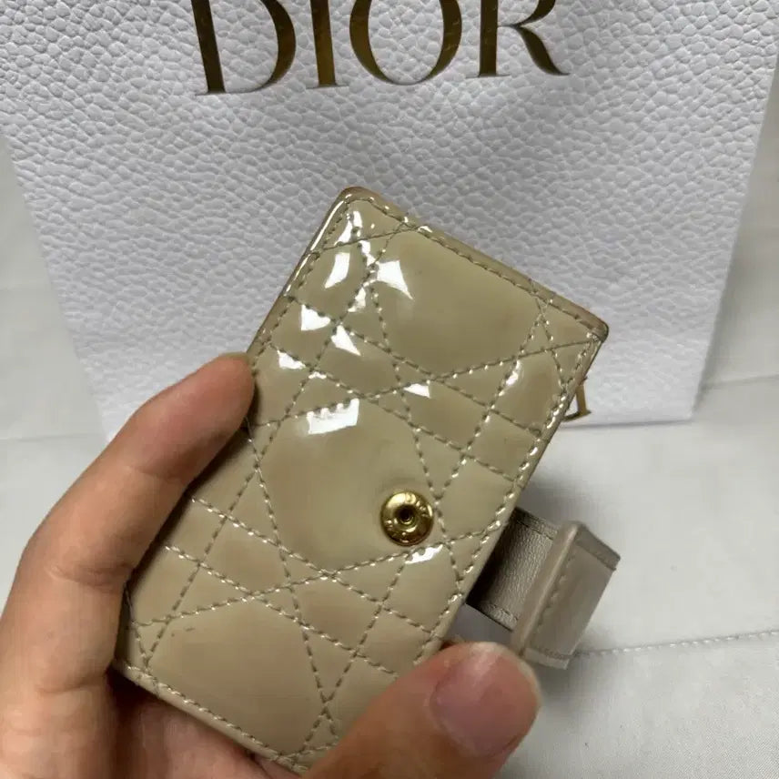 [BUNJANG] Dior Lady Accordion Card Wallet / [정품] 디올 레이디 아코디언 카드지갑