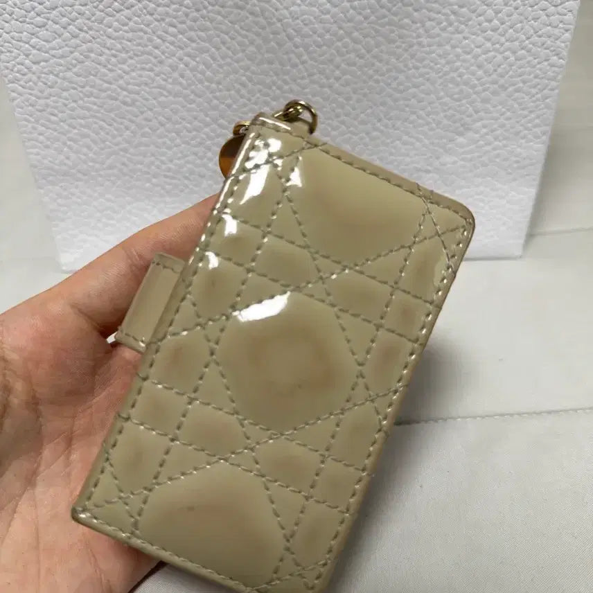 [BUNJANG] Dior Lady Accordion Card Wallet / [정품] 디올 레이디 아코디언 카드지갑