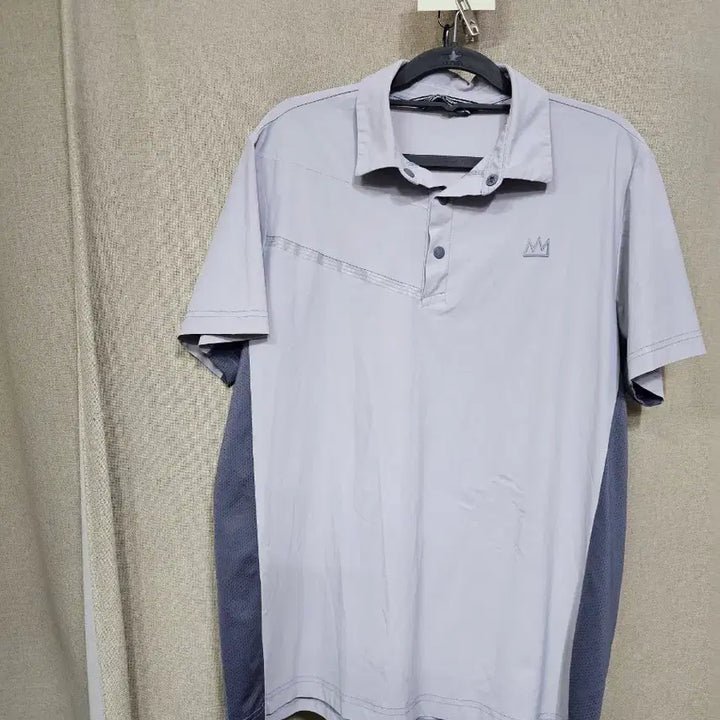 [BUNJANG] Gray Short Sleeve Polo Shirt / 회색 반팔 카라넥 티셔츠(골프)