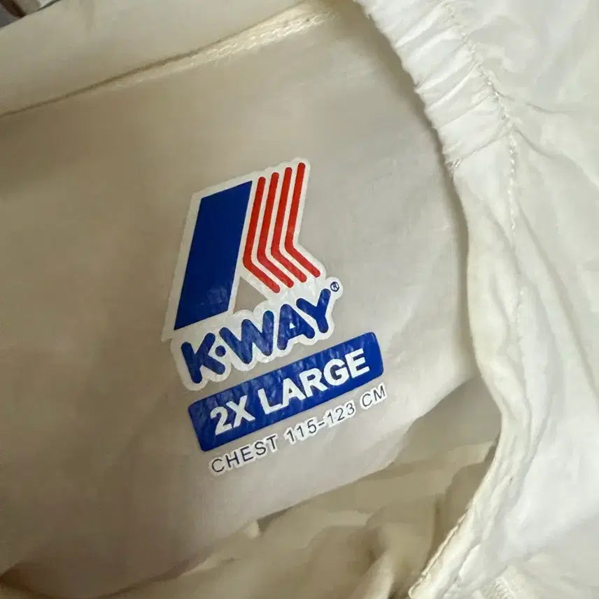 [BUNJANG] Kway Windbreaker Jacket White / Kway 까웨 바람막이 흰색