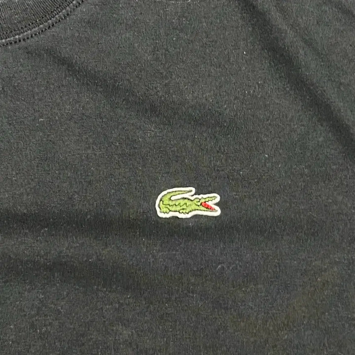[BUNJANG] Lacoste Basic Black Short-Sleeve T-Shirt Cotton Blend / 무료배송 라코스테 베이직 블랙 반팔 티셔츠 면 폴리 M L 테니스