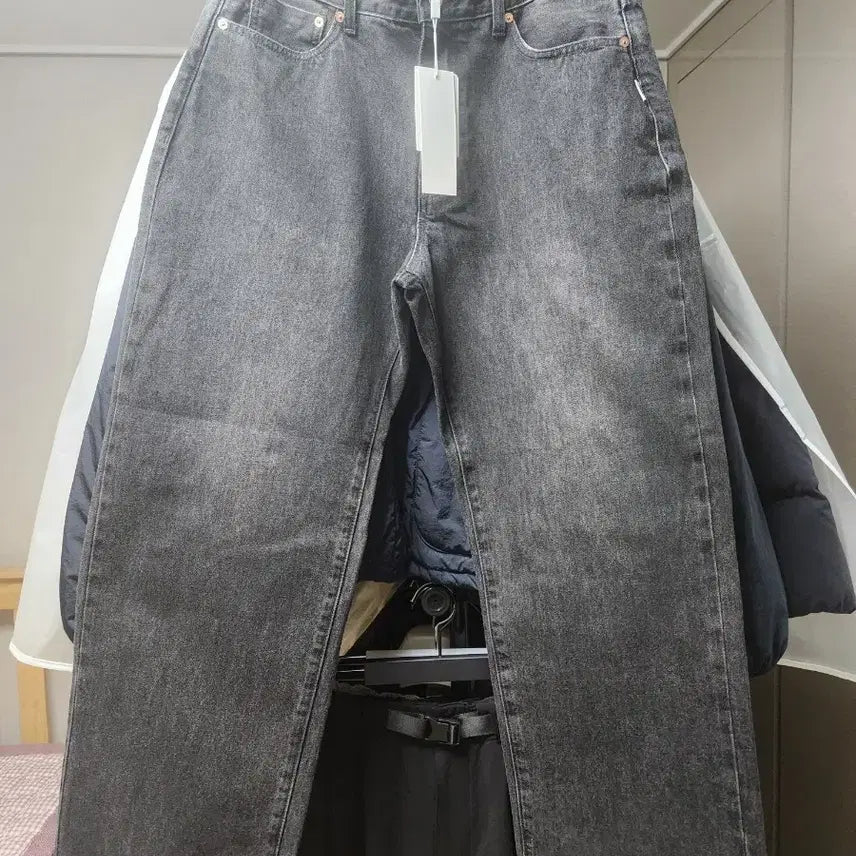 [BUNJANG] Espionage Denim Pants Black L Size / 에스피오나지 데님 팬츠 블랙 L 사이즈