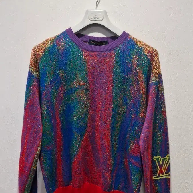 [BUNJANG] Louis Vuitton Multicolor Knit Sweater M Size / 루이비통 멀티컬러 니트 스웨터 M사이즈