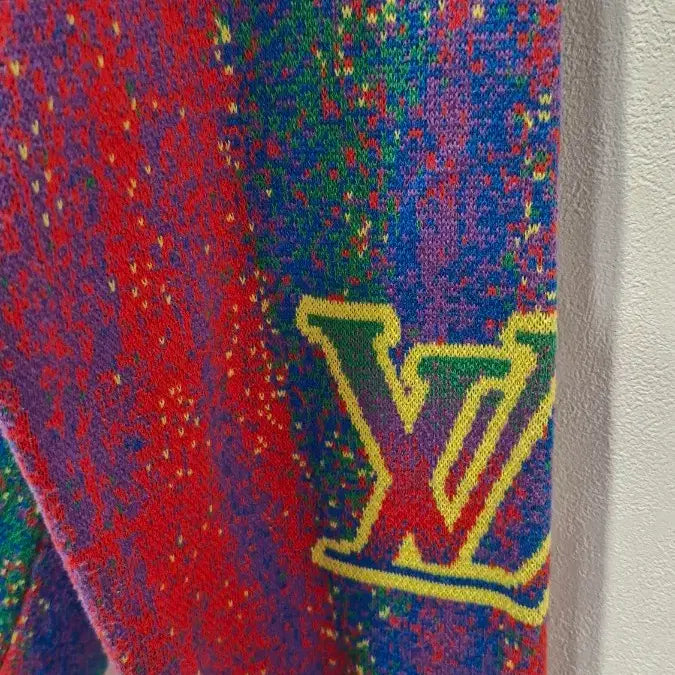 [BUNJANG] Louis Vuitton Multicolor Knit Sweater M Size / 루이비통 멀티컬러 니트 스웨터 M사이즈
