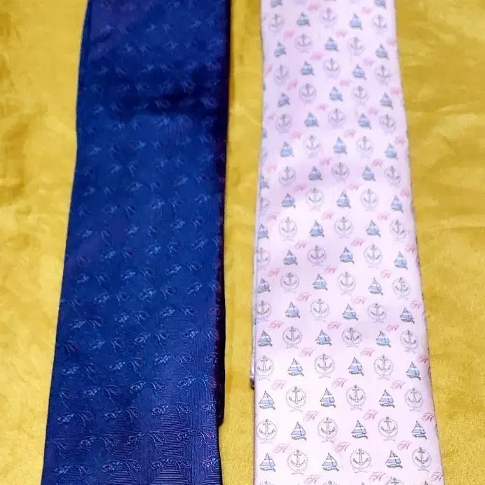 [BUNJANG] Dank Tie Set (Navy/Pink) / dank 넥타이 2종 (남색/핑크)
