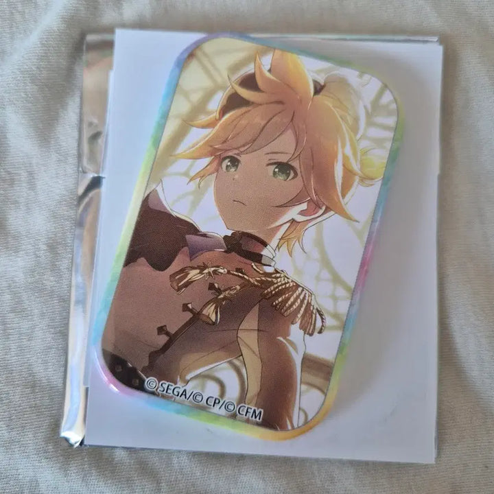 [BUNJANG] Project Sekai Kagamine Len Bokukami Square Badge / 프세카 카가미네 렌 보쿠카미 사각뱃지 판매