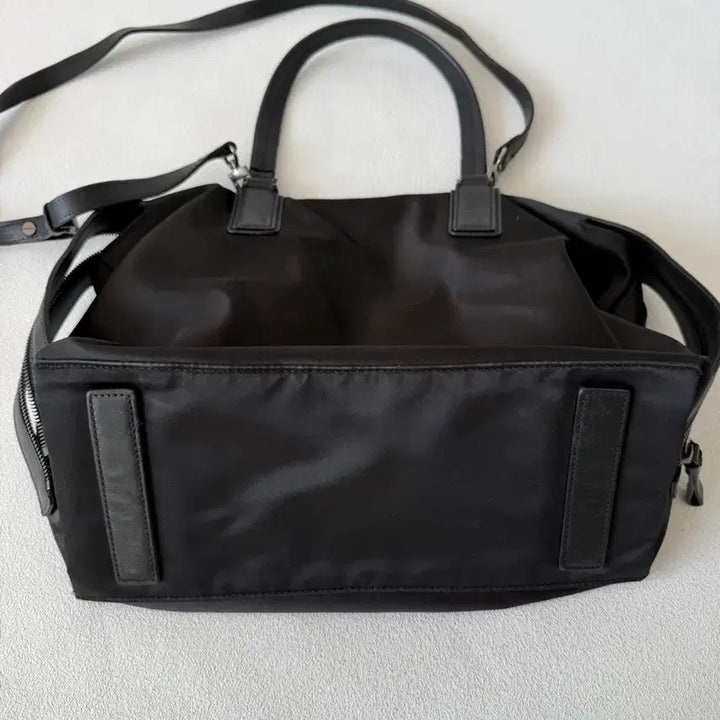 [BUNJANG] KUHO Leather &amp; Fabric Tote Crossbag / 구호(KUHO) 레더&amp;원단 토트 크로스백
