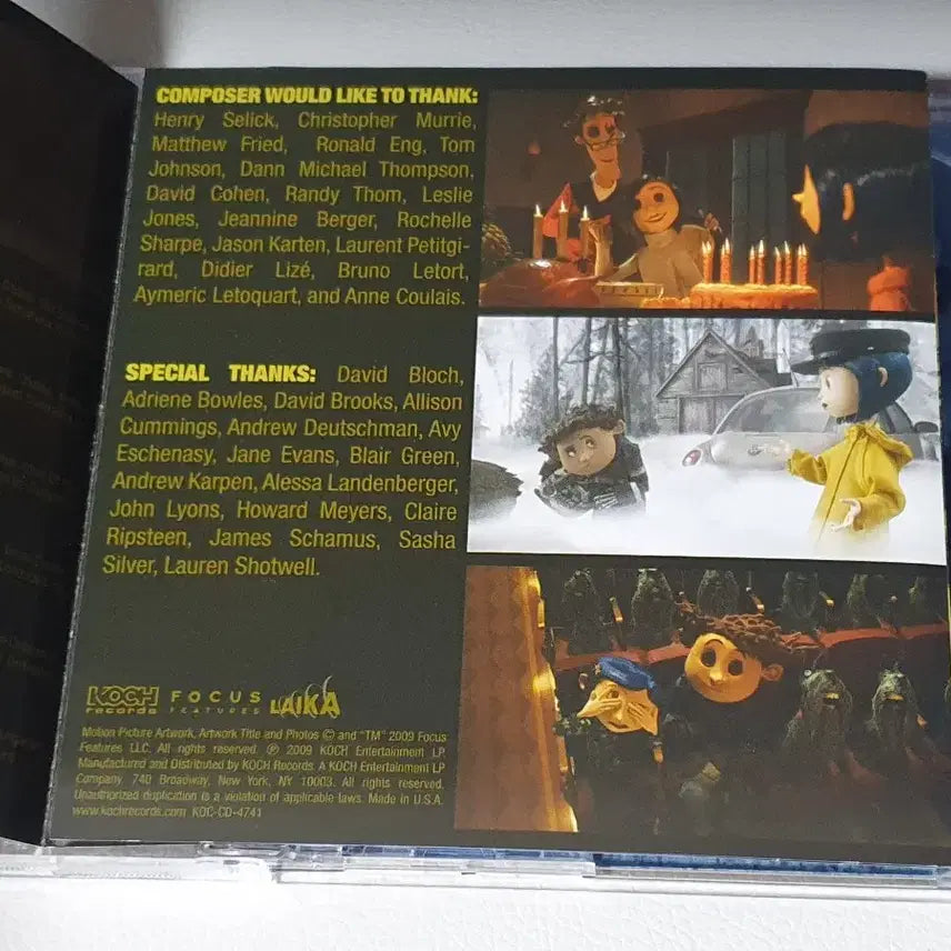 [BUNJANG] Coraline OST Soundtrack CD / 코렐라인 cd 사운드트랙 무료배송 코렐라인 합배송 시 추가할인