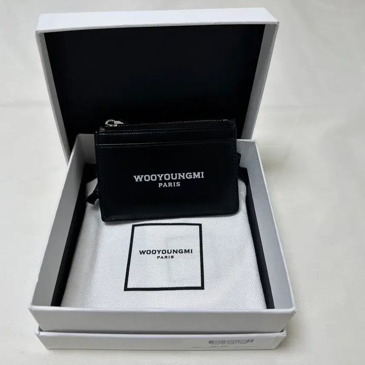 [BUNJANG] Wooyoungmi Black Card Wallet Full Set / 우영미 블랙 카드지갑 풀구성
