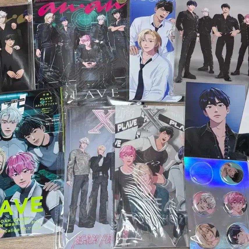[BUNJANG] PLAVE Magazine Bundle Set / 플레이브 잡지 구성품 포함 일괄