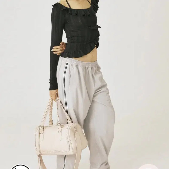 [BUNJANG] threetimes Tape Jogger Pants / threetimes 쓰리타임즈 테이프조거팬츠
