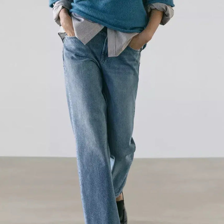 [BUNJANG] Massimo Dutti Low Rise Straight Fit Jeans / 마시모두띠 로우라이즈 스트레이트핏 진 40