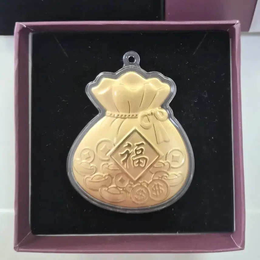 [SOLD OUT] 황금 복주머니 키링단품  새상품 순금 함량 0.2mg