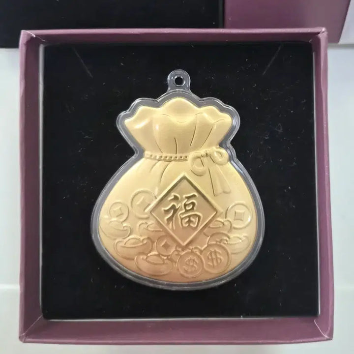 [SOLD OUT] 황금 복주머니 키링단품  새상품 순금 함량 0.2mg