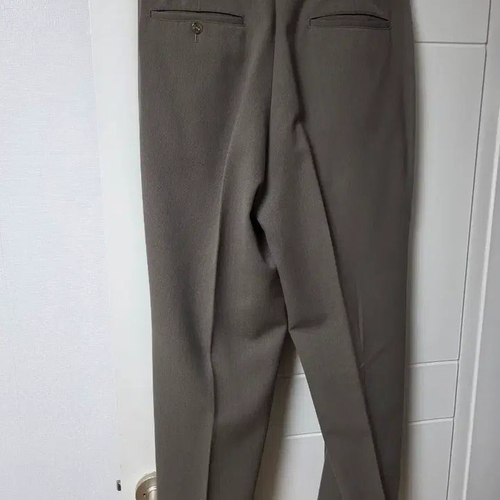 [BUNJANG] Black and White Two-Tuck Wide Pants / 정품 블랙앤 화이트 투턱 와이드