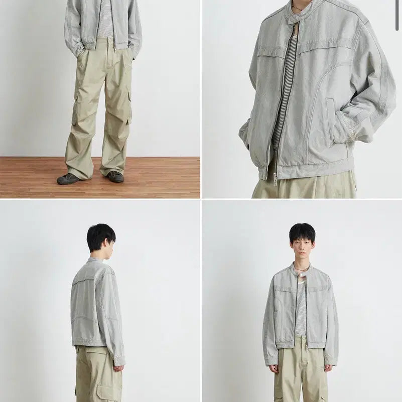 [SOLD OUT] 키뮤어 빈티지 워싱 데님 바이커 자켓