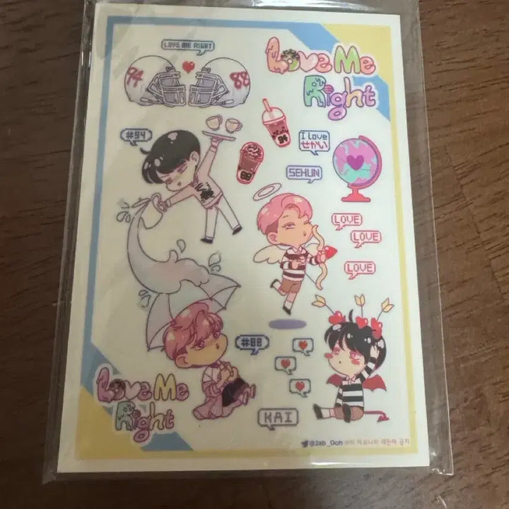 [BUNJANG] EXO Fan Art Sticker Bundle Set / 엑소 팬아트 스티커 팬아터 됴램이 구베 등등