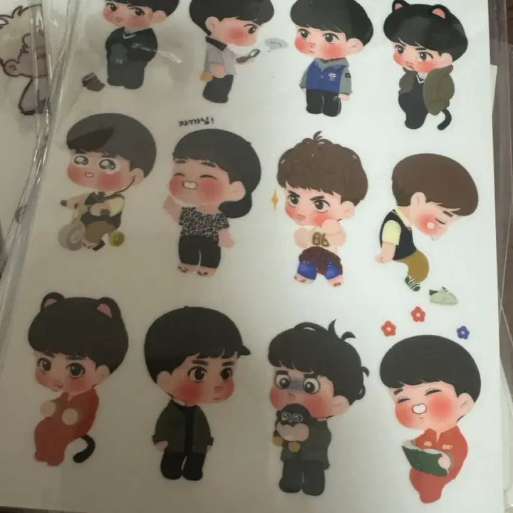 [BUNJANG] EXO Fan Art Sticker Bundle Set / 엑소 팬아트 스티커 팬아터 됴램이 구베 등등