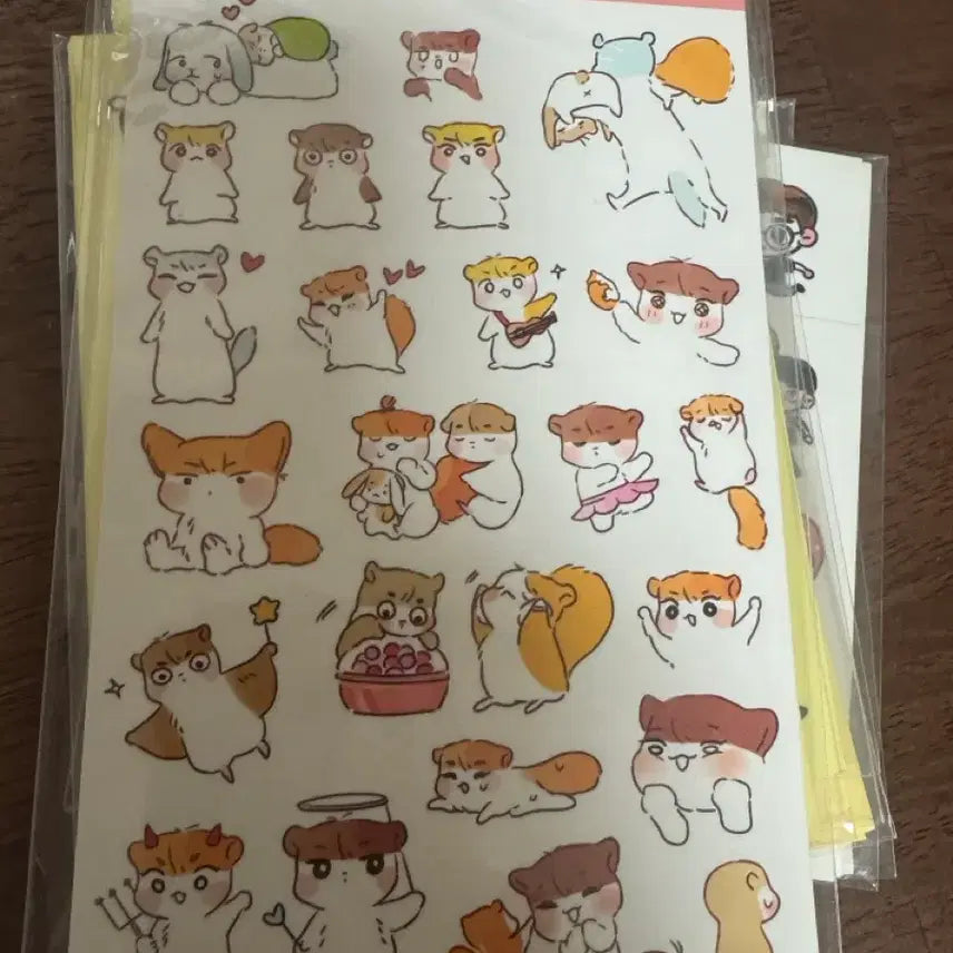 [BUNJANG] EXO Fan Art Sticker Bundle Set / 엑소 팬아트 스티커 팬아터 됴램이 구베 등등