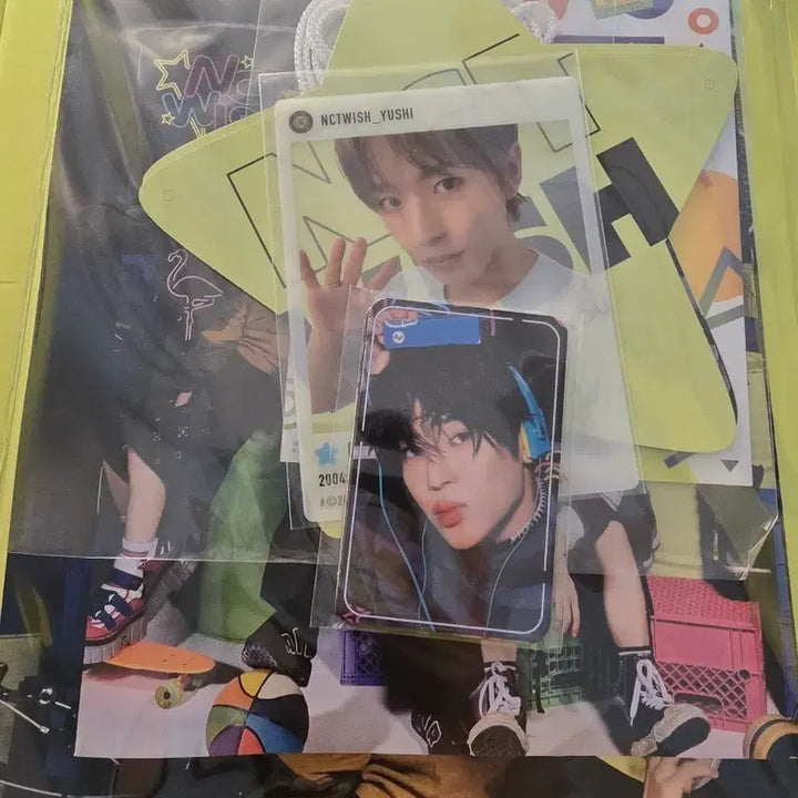 [BUNJANG] NCT WISH Yuushi Clear Card / 엔시키위시 일본 팬클럽 키트 유우시 클리어카드 버전