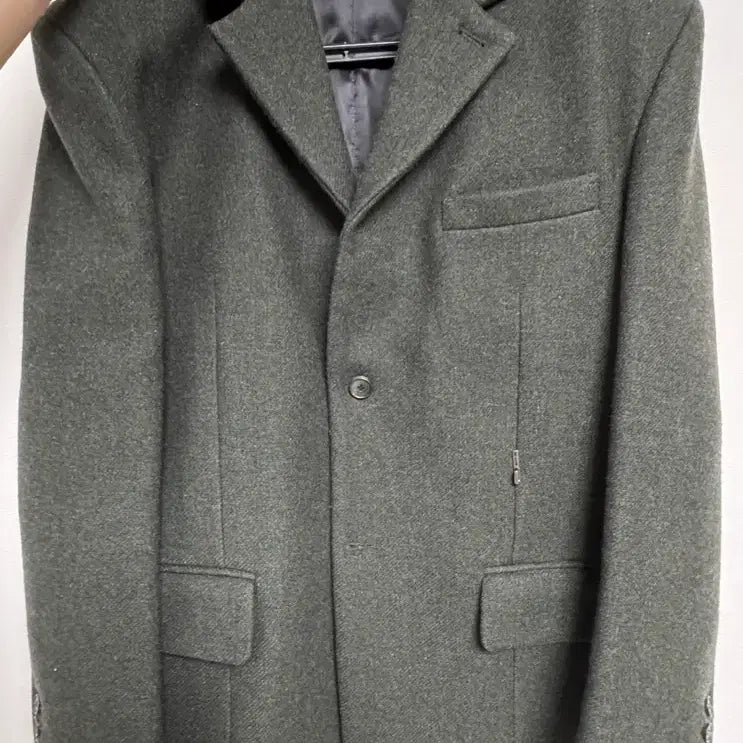 [BUNJANG] STU Office Oversized Blazer / [L] STU office 오버사이즈 블레이져 3버튼 카키