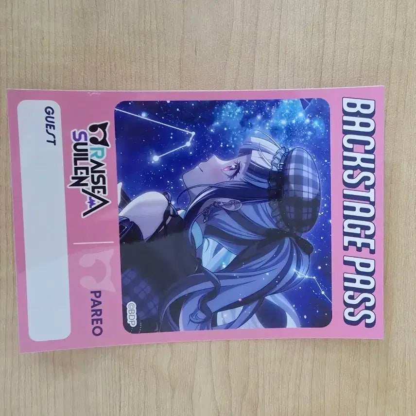 [BUNJANG] BanG Dream! Pareo New Bara Leona Illustration Card / 뱅드림 파레오 뉴바라 레오나 일러스트 카드