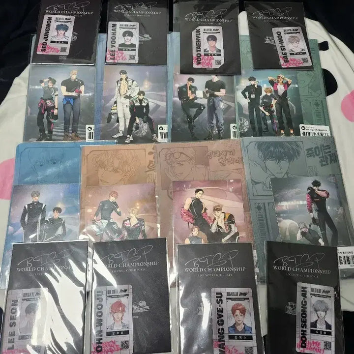 [BUNJANG] Another Pink Clear File Couple Postcard License Package (Sealed) / 어나더 핑크 새구강 페이백 클리어파일 커플엽서 라이센스 패키지 일괄