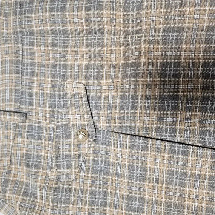 [BUNJANG] Lookast Tiny Pleated Mini Skirt Gray Check M / 룩캐스트 티니 플리츠 미니 스커트 그레이체크 M
