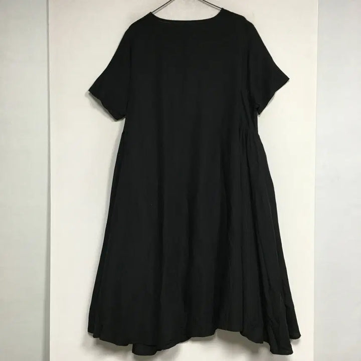 [BUNJANG] Studio Tomboy Linen Flare Dress - Black / 스튜디오톰보이 플레어 린넨 원피스 F