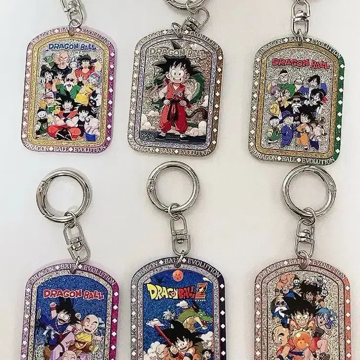 [BUNJANG] Dragon Ball Pendant Keychain Set / 드래곤볼 펜던트 키링
