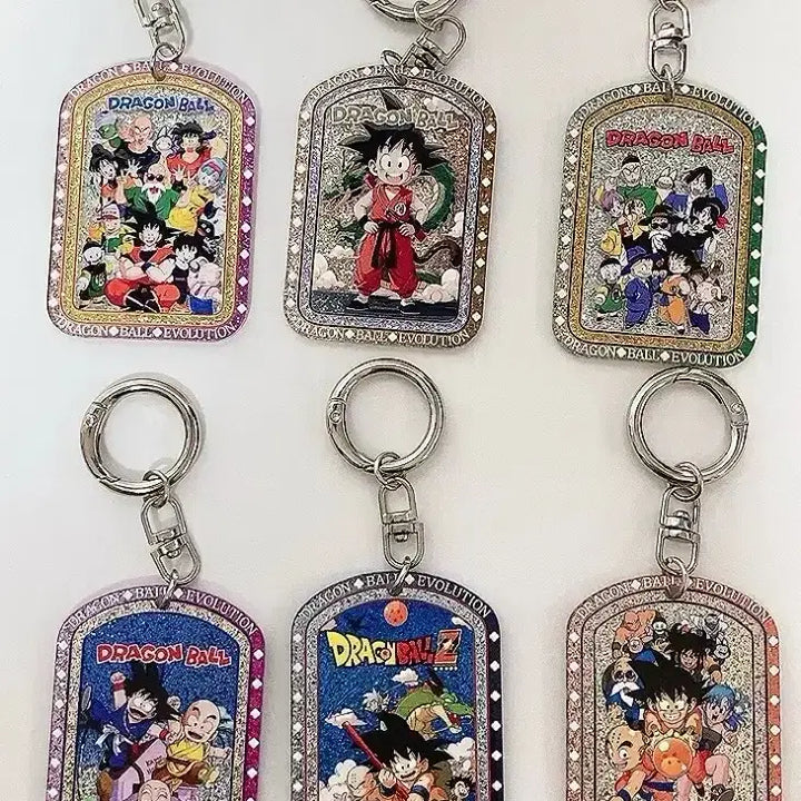 [BUNJANG] Dragon Ball Pendant Keychain Set / 드래곤볼 펜던트 키링