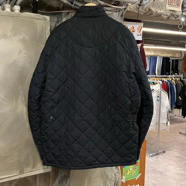 [BUNJANG] Barbour Quilted Jacket Black L / 바버 퀄팅 자켓 블랙 L  