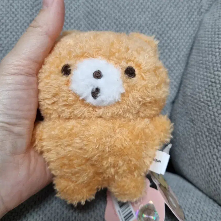 [BUNJANG] Boksilgom 13cm Plush Bear Keychain / 복실곰 인형키링 13cm