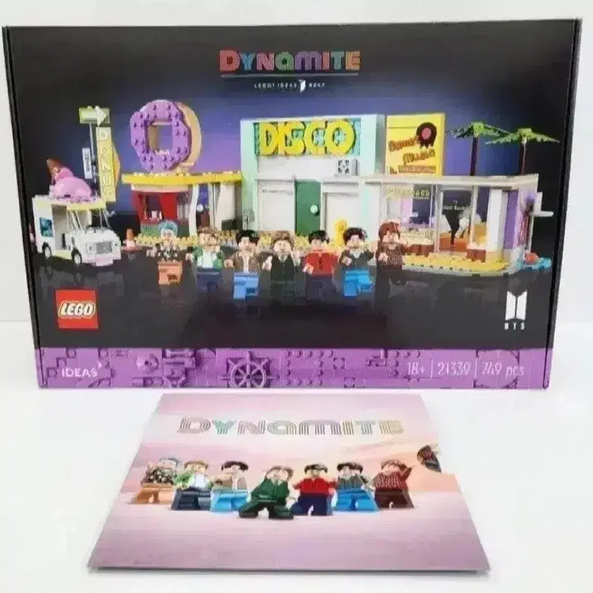 [BUNJANG] BTS Dynamite Lego Set (Photocard, Sticker Included) / 배송비무료)BTS 다이너마이트 레고+엽서,스티커포함(미사용)