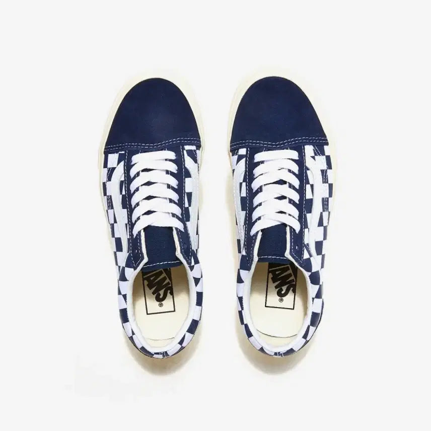 [BUNJANG] Vans Old Skool Dress Blue Sneakers / 반스 체커 올드스쿨 (드레스 블루)