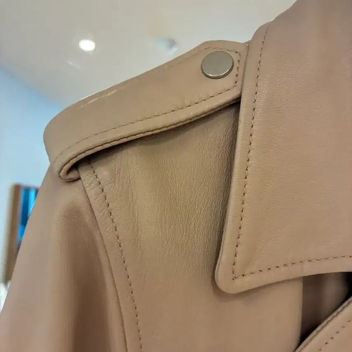 [BUNJANG] All Saints Pink Leather Jacket / All Saints 핑크 가죽 자켓